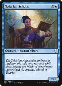 Tolarian Scholar - Dominaria - Magic: The Gathering card