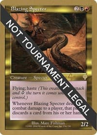 Blazing Specter - 2001 Tom van de Logt (INV) - World Championship Decks - Magic: The Gathering card