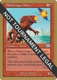 Flametongue Kavu - 2001 Tom van de Logt (PLS) - World Championship Decks - Magic: The Gathering card