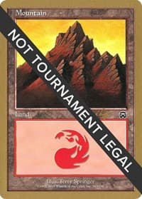 Mountain (343) - 2001 Tom van de Logt (MMQ) - World Championship Decks - Magic: The Gathering card