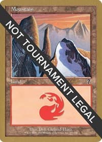 Mountain (337) - 2001 Tom van de Logt (7ED) - World Championship Decks - Magic: The Gathering card