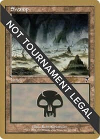 Swamp (347) - 2001 Tom van de Logt (7ED) - World Championship Decks - Magic: The Gathering card