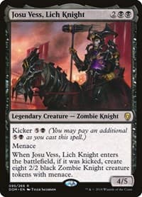 Josu Vess, Lich Knight - Dominaria - Magic: The Gathering card