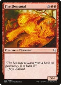 Fire Elemental - Dominaria - Magic: The Gathering card