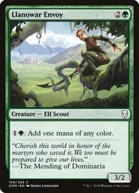 Llanowar Envoy - Dominaria - Magic: The Gathering card