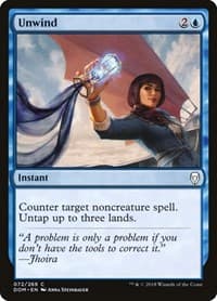 Unwind - Dominaria - Magic: The Gathering card