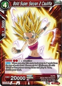 Bold Super Saiyan 2 Caulifla - Tournament of Power - Dragon Ball Super: Masters card