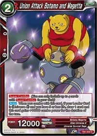 Union Attack Botamo and Magetta - Tournament of Power - Dragon Ball Super: Masters card