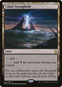 Cabal Stronghold - Dominaria - Magic: The Gathering card