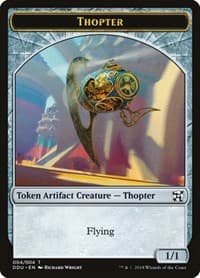 Thopter Token (004) - Duel Decks: Elves vs. Inventors - Magic: The Gathering card