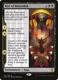 Rite of Belzenlok - Dominaria - Magic: The Gathering card
