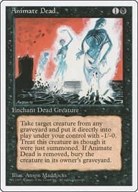 Animate Dead - Fourth Edition - Magic: The Gathering card