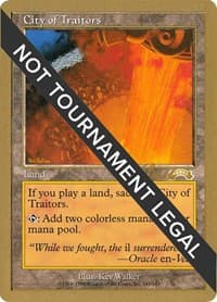 City of Traitors - 1999 Kai Budde (EXO) - World Championship Decks - Magic: The Gathering card
