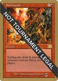 Earthquake - 1999 Kai Budde (6ED) (SB) - World Championship Decks - Magic: The Gathering card