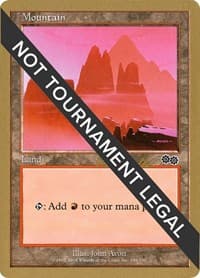 Mountain (346) - 1999 Kai Budde (USG) - World Championship Decks - Magic: The Gathering card