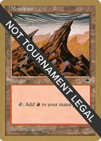 Mountain (Right) - 1999 Kai Budde (TMP) - World Championship Decks - Magic: The Gathering card