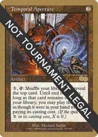 Temporal Aperture - 1999 Kai Budde (USG) - World Championship Decks - Magic: The Gathering card