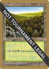 Forest (417) - 1997 Svend Geertsen (5ED) - World Championship Decks - Magic: The Gathering card