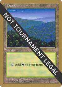Forest (418) - 1997 Svend Geertsen (5ED) - World Championship Decks - Magic: The Gathering card