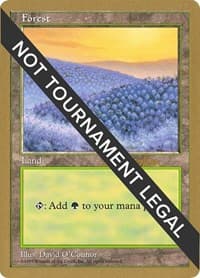 Forest (420) - 1997 Svend Geertsen (5ED) - World Championship Decks - Magic: The Gathering card