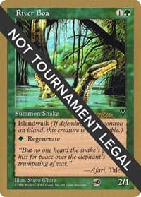 River Boa - 1997 Svend Geertsen (VIS) (SB) - World Championship Decks - Magic: The Gathering card