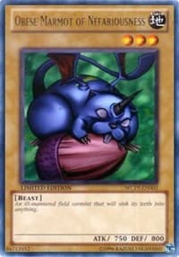 Obese Marmot of Nefariousness - World Championship 2010 Card Pack - YuGiOh card