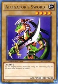 Alligator's Sword - World Championship 2010 Card Pack - YuGiOh card