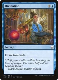 Divination - Dominaria - Magic: The Gathering card