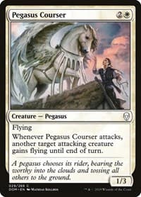 Pegasus Courser - Dominaria - Magic: The Gathering card