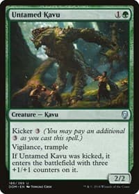 Untamed Kavu - Dominaria - Magic: The Gathering card