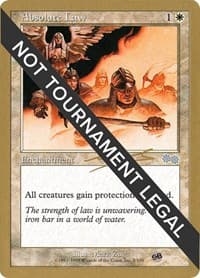 Absolute Law - 2000 Nicolas Labarre (USG) (SB) - World Championship Decks - Magic: The Gathering card