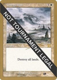 Armageddon - 2000 Nicolas Labarre (6ED) (SB) - World Championship Decks - Magic: The Gathering card