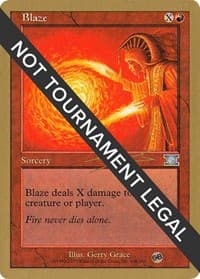Blaze - 2000 Nicolas Labarre (6ED) (SB) - World Championship Decks - Magic: The Gathering card