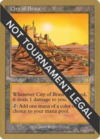 City of Brass - 2000 Nicolas Labarre (6ED) - World Championship Decks - Magic: The Gathering card