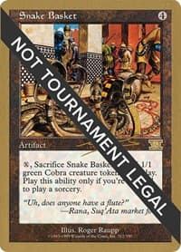 Snake Basket - 2000 Nicolas Labarre (6ED) - World Championship Decks - Magic: The Gathering card