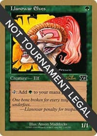 Llanowar Elves - 2000 Janosch Kuhn (6ED) - World Championship Decks - Magic: The Gathering card
