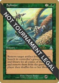 Splinter - 2000 Janosch Kuhn (UDS) (SB) - World Championship Decks - Magic: The Gathering card