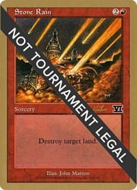 Stone Rain - 2000 Janosch Kuhn (6ED) - World Championship Decks - Magic: The Gathering card
