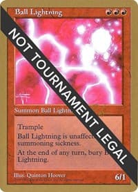 Ball Lightning - 1998 Ben Rubin (5ED) - World Championship Decks - Magic: The Gathering card
