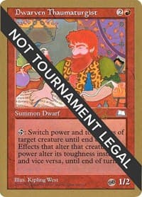 Dwarven Thaumaturgist - 1998 Ben Rubin (WTH) (SB) - World Championship Decks - Magic: The Gathering card