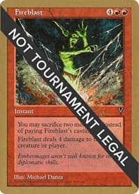 Fireblast - 1998 Ben Rubin (VIS) - World Championship Decks - Magic: The Gathering card