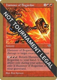 Hammer of Bogardan - 1998 Ben Rubin (MIR) - World Championship Decks - Magic: The Gathering card