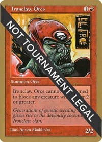Ironclaw Orcs - 1998 Ben Rubin (5ED) - World Championship Decks - Magic: The Gathering card