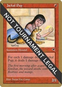 Jackal Pup - 1998 Ben Rubin (TMP) - World Championship Decks - Magic: The Gathering card