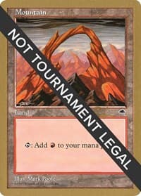 Mountain (Joined) - 1998 Ben Rubin (TMP) - World Championship Decks - Magic: The Gathering card