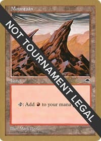 Mountain (Right) - 1998 Ben Rubin (TMP) - World Championship Decks - Magic: The Gathering card