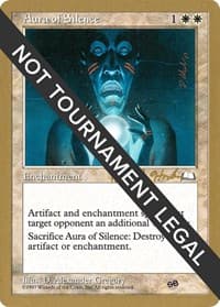 Aura of Silence - 1998 Brian Hacker (WTH) (SB) - World Championship Decks - Magic: The Gathering card