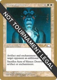 Aura of Silence - 1998 Brian Hacker (WTH) - World Championship Decks - Magic: The Gathering card