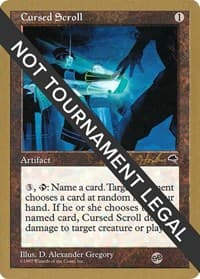 Cursed Scroll - 1998 Brian Hacker (TMP) (SB) - World Championship Decks - Magic: The Gathering card