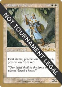 Paladin en-Vec - 1998 Brian Hacker (EXO) - World Championship Decks - Magic: The Gathering card